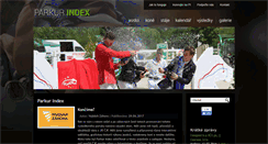 Desktop Screenshot of parkur-index.cz